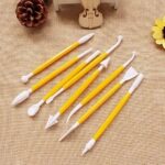 Molding Tools Set of 8 Pieces Cake Decorating Kit and Modelling Tools Plastic Tool Kit Crafts Plastic Carving Modelling Tools (Multi-Colour)