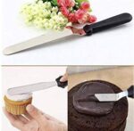 Cake Palette Knife, Stainless_Steel Icing Spatula,3 Pieces Set Cake Knife Cream Icing Frosting Spatula Baking Kitchen Pastry Cake Decoration Tool. (Multicolor))