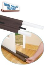 PVC Door Guard (39 Inches, Pack of 3) Gap Filler for Door Bottom Seal Strip - Sound-Proof, Reduce Noise, Energy Saving Door Stopper for Reduce Door Dust, Insects Protector (Brown)