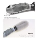 Tyre Cleaner Brush Car Cleaning Brush for Rim Cleaning Liquid Nylon Bristles Car Microfiber Duster Perfect for Tire Rubber Car Accessories – Used with Tyre Puncture Kit (Car Wheel Hum Cleaner Brush)