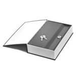 Metal Dictionary Book Secret Hidden Security Safe Lock Cash Money Jewellery Locker Storage Box (Multicolour, Small Size :18.0 x11.5 x 5.5 cm)
