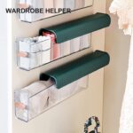 Plastic Quirk Drawer 6 Grid Organizer|Fancy Drawer 6 Cell Drawer Underwear Box|Wall Mounted Transparent Storage Box|Organizer For Wardrob Socks Organizer,Data Cable,Spices Organization