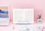 Unicorn Metal Adjustable Portable & Foldable Reading Book & Document Stand for Kids (Multicolor)
