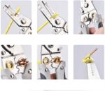 Wire Stripper and Cutter Pliers Tools For Electricians 6-in-1 Multifunctional Wire and Cable Stripping, Cutting, Winding, Crimping Precision Stainless Stee Hand Tool for Electrician Decrustation Tool