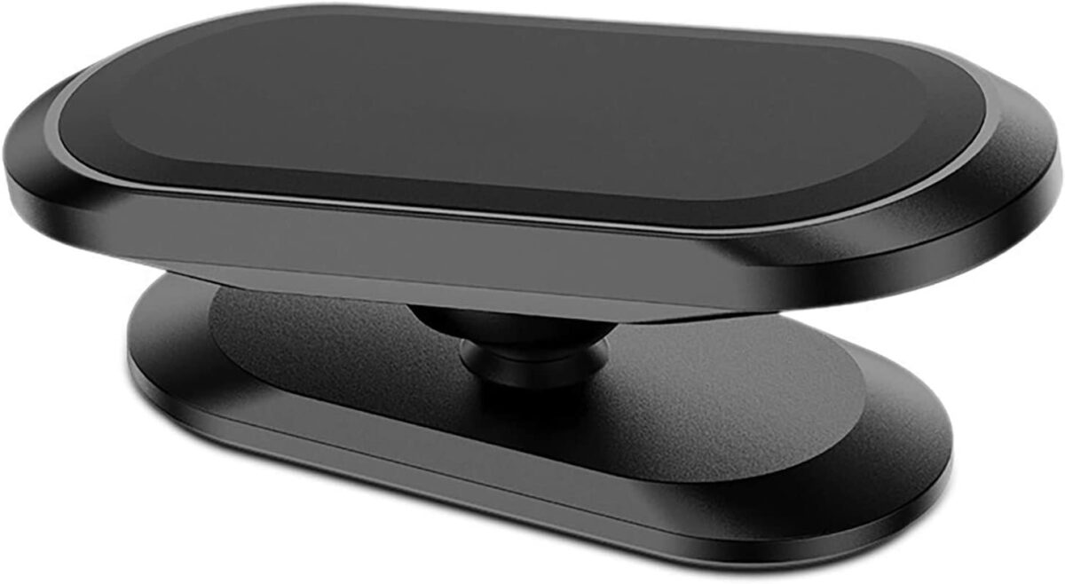 Universal Magnetic Flex Car Phone Holder,with Super Strong Magnet 360° Rotation Universal Dashboard Car Mount Cell Phone Cradle,Portable Mini Metal Car Phone Holder