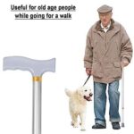 Walking Stick T Handle for Old Age People, Senior Citizens & Patients Men Women and Adults | Light Weight Height Adjustable Walking Cane
