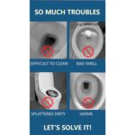 Multi-Purpose Cleaner Foaming spray, Fast Cleansing & Antimicrobial Action/Disinfectant Spray for Bidet Seat Nozzles Toilet Bowl Foam Cleaner Spray Liquid Toilet Cleaner