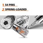 Universal Wrench Socket Tools Multi-Size in One Self Adjustable for Regularity or Irregularity Screw Improvement & Joint for Electric Drill, Flat, Fixed Square and Hex