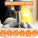 Universal Wrench Socket Tools Multi-Size in One Self Adjustable for Regularity or Irregularity Screw Improvement & Joint for Electric Drill, Flat, Fixed Square and Hex