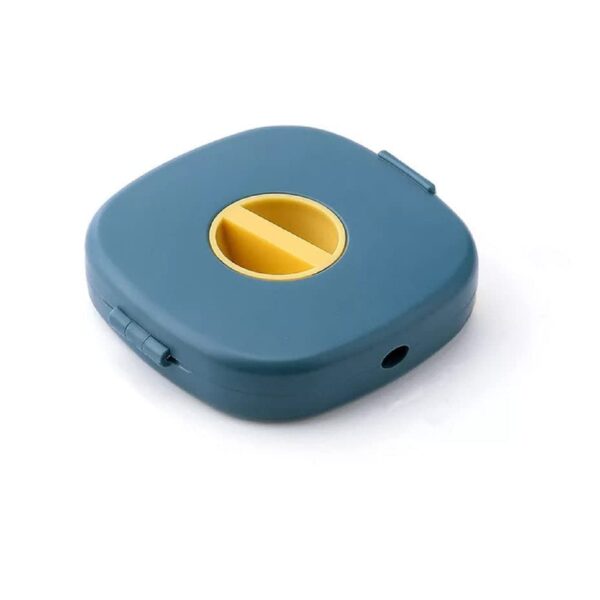 Portable Round Rotatable Wire Cable Storage Box Data Line Box Mobile Phone Charging Cable Winder Protective Wire Cable Organizer Pouch Bag. (Only Storge Box Not with Cable)