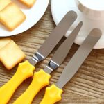Cake Palette Knife, Stainless_Steel Icing Spatula,3 Pieces Set Cake Knife Cream Icing Frosting Spatula Baking Kitchen Pastry Cake Decoration Tool. (Multicolor))