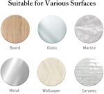 Wall Protector Rubber Stopper 6 Pcs Clear Round Door Knob Cover Self Adhesive Bumpers Guard From Doors Handle Door Stop Stick On Cabinet Furniture Corner Refrigerator Protectors