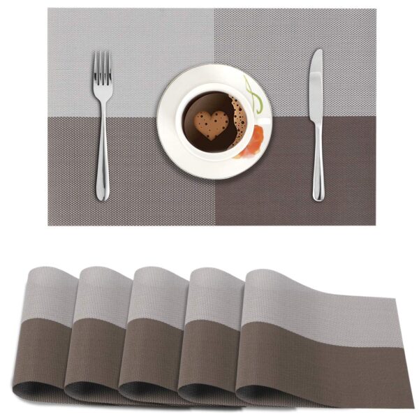 Good quality placemats with exquisite design and very elegant looking, to add more fun to your kitchen table. Perfect for daily use, good match with dark wood table, glass table, white dining table, wooden farmhouse table, brown dinning table. Stylish placemats would be a good decoration and life quality of your home,dining hall, kitchen,hotel and business office.