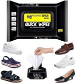 Shoe Wipes Sneaker Wipes (1 Pack of 80 Pcs) Instant Sneaker Cleaner Shoe Cleaning Wipes Sneaker Wipes for Shoes Quick Remove Dirt Stain Shoe Cleaner Wipes Shoe Wipes for Sneakers Cleaning Kit