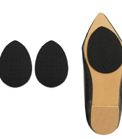 Non-Skid Shoe Pads,Anti Slip Shoe Grip Sticker Self Adhesive Pads for Women And Men, Sole for shoes High Heels, Flats,Wedge heel Non-Slip Rubber Sole Protector Walking Silencing Pads (1 pair)