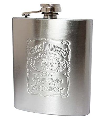 Stainless Steel 8oz Hip Flask Wine Pocket Container Alcoholic Drinks Whiskey Holder Bottle for Men Flask Gift Sets Or Liquor Flasks for Groomsmen