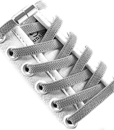 1Pairs Black Elastic No Tie Shoelaces with magnetic buckles,Tieless Elastic Shoe Laces for Sneaker, Stretch Tieless Shoelaces for Adults and Kids (Mulicolor)