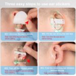 Baby Waterproof Ear Stickers, Baby Waterproof Ear Protector, Newborn Ear Protection for Swimming Showering Surfing Snorkeling and Other Water Sports Kids Size (1pcs)