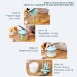 Egg Beater Hand Crank,Manual Egg Beater,Hand Cranked Cream Mixer Hand-cranked Whisk Manual Eggbeater Mixer Kitchen Baking Tools Kitchen Accessories