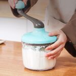Egg Beater Hand Crank,Manual Egg Beater,Hand Cranked Cream Mixer Hand-cranked Whisk Manual Eggbeater Mixer Kitchen Baking Tools Kitchen Accessories