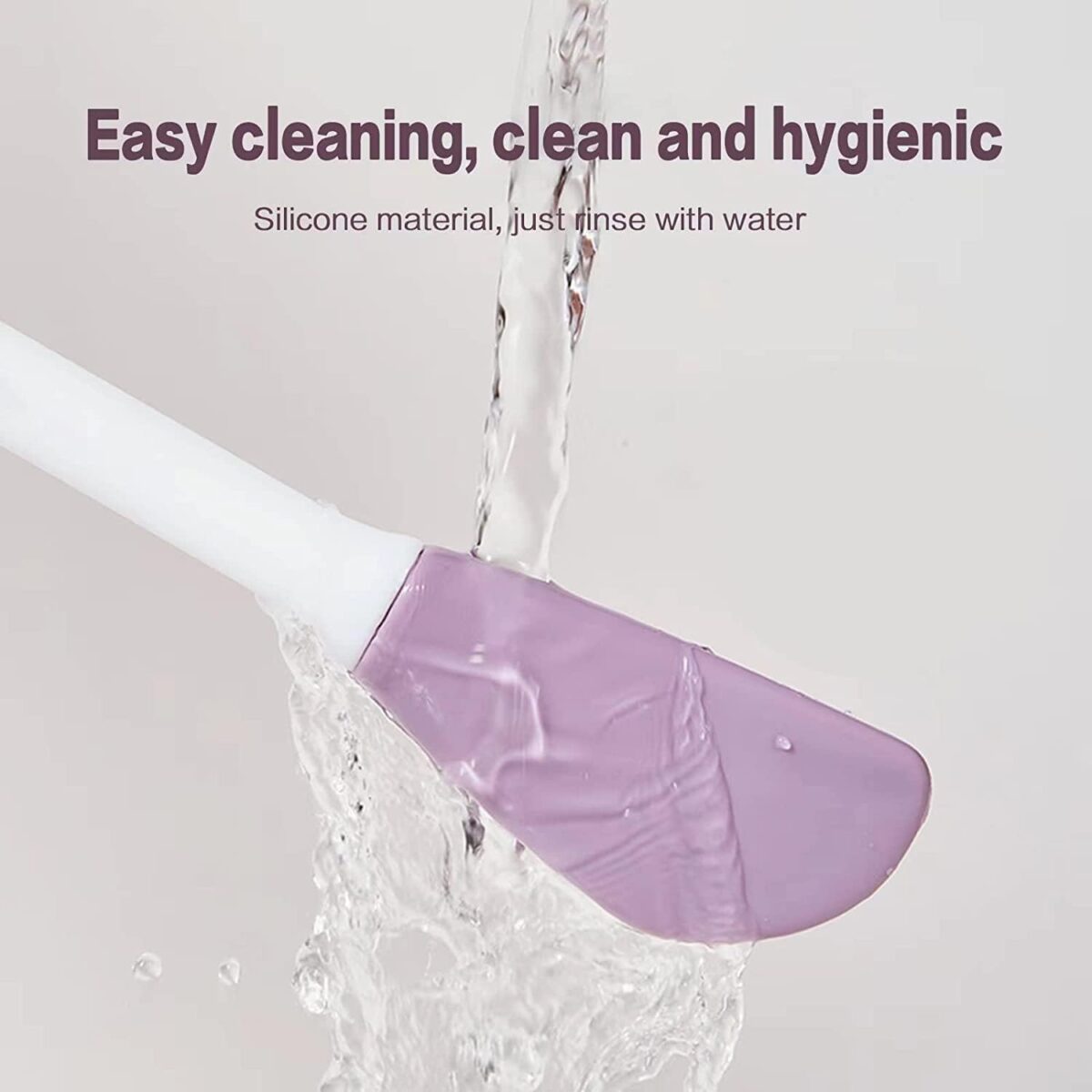 Silicone Face Mask Brush, Facial Mask Applicator, Makeup Removel Scrubber, Lips Face Cleansing Exfoliating Brush And Body Butter Applicator (1pcs)