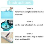 Fresh Floor Cleaning Slice, 30pcs Floor Polish and Restore Tool Water-Soluble Non-Sticking Cleaning Tool for Home & Office Household