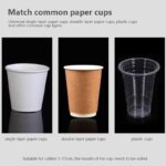 Paper Cup Dispenser Holder | Wall Mounted Plastic Drinking Water Cup Dispenser | Glass Dispenser Holder | Disposable Cup Holder Organizer | Sticker or Screw Plate Mountable, Plastic
