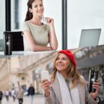 Travel Mug, Insulated Coffee Cup with Leakproof Lid,Vacuum Insulation Stainless Steel Reusable for Hot Cold Coffee, Water and Tea, Thermal Mug Gift to Best Friend (380ML Coffee Mug-Black)