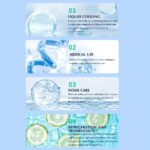 Reusable Long Lasting Freezer Ice Blocks Block Pack Cooler Bag Box Travel Picni Long Lasting Freezer Ice Blocks, Block Pack Cooler- 1 pcs (Multi)