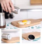 Seasoning Spice Bottle | Salt/Pepper/Cumin Powder Masala Storage Dispenser | Perfect for Kitchen/Dining Table/Restaurant | Seasoning Spices Sprinkler Bottle (Pack of 1)(200ml)