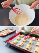 Silicone Kitchen Utensil Set Kitchenware 5PCS Silicone Kitchen Utensils Set Spatulas Brush Cooking Tools, Easy to Use & Clean, Red