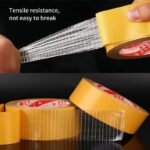 Double Sided Carpet Tape Adhesive Keeps Rugs in Place on Carpet super Strong Sticky Tape Non Slip Waterproof Removable Mesh Grid Suitable for Hardwood Floors mats(3Cm X 20M)
