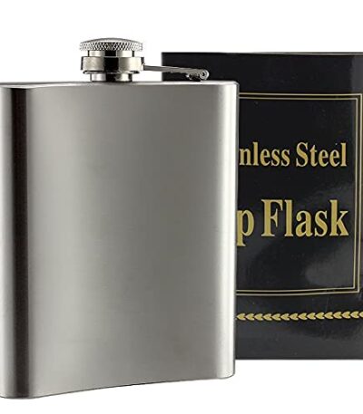 Hip Flask 8 oz Jim Beam Wine Whiskey Vodka Alcohol Drinks Pocket Stainless Steel Hip Flask Bottle 8oz