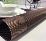Colorful Mats Place Mats Tablemates Dining Tablemates Washable Heat-Resistant for Dining Table 30cm*45 cm Dining Table Kitchen Placemats(Brown)