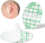 Baby Waterproof Ear Stickers, Baby Waterproof Ear Protector, Newborn Ear Protection for Swimming Showering Surfing Snorkeling and Other Water Sports Kids Size (1pcs)
