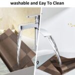 Colorful Mats Place Mats Tablemates Dining Tablemates Washable Heat-Resistant for Dining Table 30cm*45 cm Dining Table Kitchen Placemats(Brown)