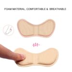 Heel Cushion Pads Soft Shoe Inserts Self-Adhesive Foot Care Protector Grips Liners Loose Shoes With Foam Material For Foot Care (Multi-color, 1 pair)